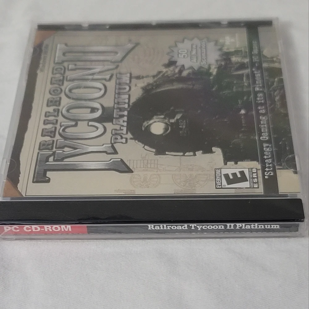 Railroad Tycoon II - Platinum Edition PC Game (Windows 98/ME) - NEW & SEALED